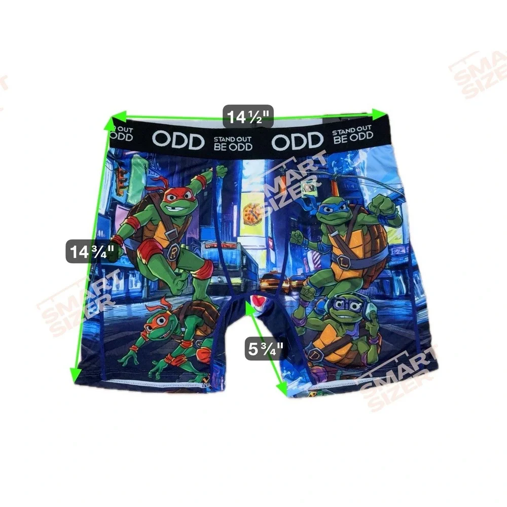 ODD‎ Teenage Mutant Ninja Turtles Christmas Santa Hats Green Boxer Briefs Men L